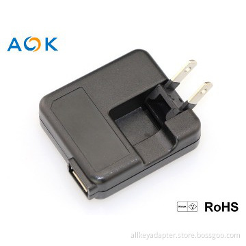 5W folding ac plug adapter